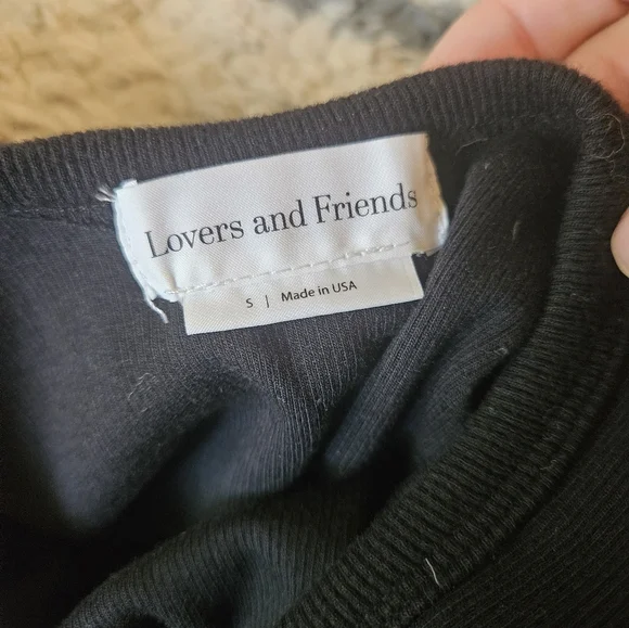 Lovers And Friends Ribbed Low Back Mini Dress Size Small - Picture 6 of 6